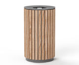 BOORT FSC timber and stainless steel litter bin - small - on this page