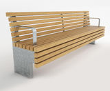 TORD FSC timber and stainless steel seat - on this page