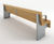 TORD FSC timber and stainless steel seat 2