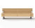TORD Double back-to-back FSC timber and steel seat 3