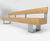 QUAY FSC timber and steel seat 1