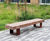 QUAY FSC timber and steel bench 0