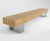 QUAY FSC timber and steel bench 3