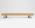 QUAY FSC timber and steel bench 6