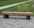 QUAY FSC timber and steel bench 4