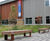QUAY FSC timber and steel bench 2