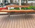 SERPENTINE FSC timber and stainless steel 5-slat seat 0