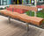 SERPENTINE FSC timber and stainless steel 5-slat seat 3