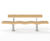 SERPENTINE FSC timber and stainless steel 5-slat seat 4