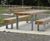 QUAY FSC timber and steel table 1