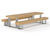 QUAY FSC timber and steel table 3