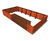 CUBIT Edge FSC timber and steel planter seating 4