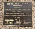 Interactive bronze plaques - heritage trail, Randalstown