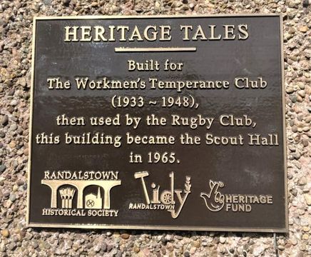 Interactive bronze plaques - heritage trail, Randalstown