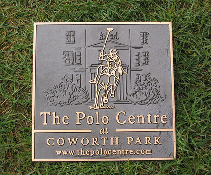 Cast bronze & aluminium bespoke building plaques