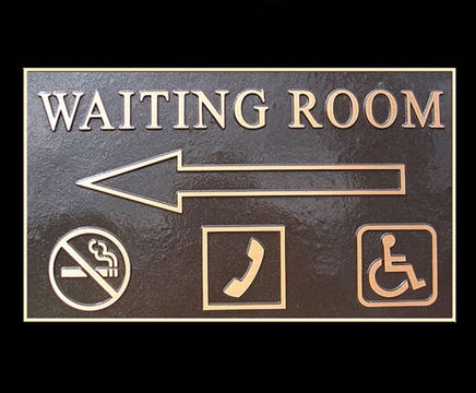 Bespoke metal wayfinding signage