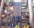 Reverse jet dust extraction bag filters