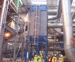 Reverse jet dust extraction bag filters