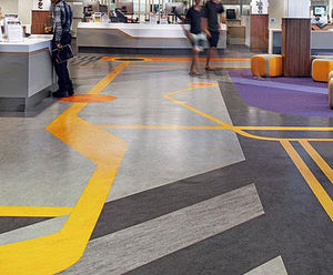 Resilient esd flooring