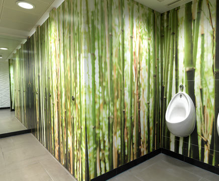 Formica® laminates revamp MTV washrooms