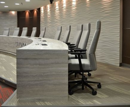 TrueScale Formica® laminate for Kokomo City Hall