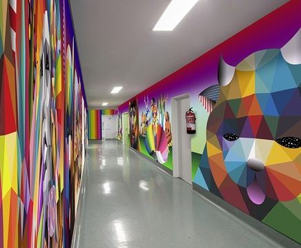 Younique® decorative laminate wall panels for hospital