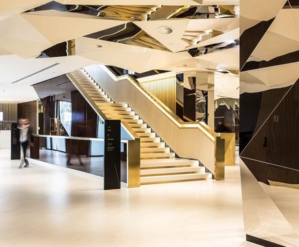 DecoMetal® metallic laminates for luxury hotel refurb