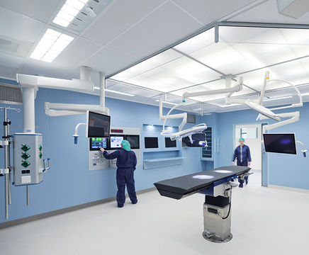 Laminate for new hospital's doors, walls and furniture