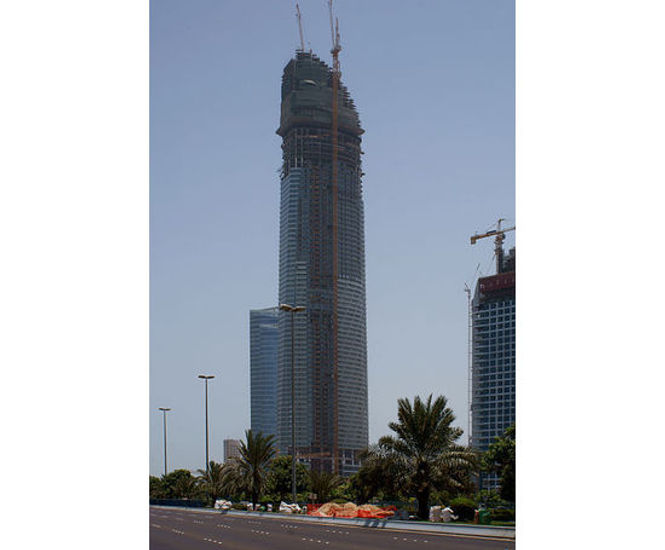 Focal water feature, Landmark Tower, Abu Dhabi