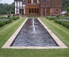 Formal fountain feature for Bericote House