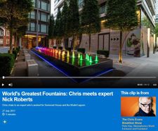 Nick from Fountains Direct on the Chris Evans show