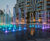 130-jet colour-changing dry plaza fountain - London Dock 0
