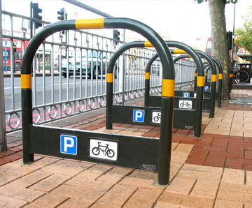 Transport Cycle Stand - PU coated bike parking