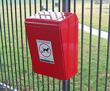 Lucky Dog Litter Bin - zintec steel dog waste bin