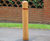 Ashdown circular hardwood timber bollard 3