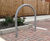 District Cycle Stand - stainless steel semi circular bike rack 0