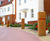 Epping square hardwood timber bollard 4