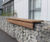 Lapa - recycled steel and timber gabion seating 10