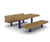 Elements - recycled steel and timber picnic table & bench 5