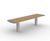 Horizon - timber and steel contemporary outdoor bench for parks 0