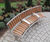 Zenith® curved outdoor seating - timber and steel 1