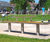 Zenith Bench - steel and timber contemporary outdoor seating 3