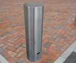 Zenith Service Bollard - stainless steel utility post