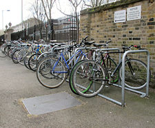 Sheffield Toast Rack - freestanding cycle parking