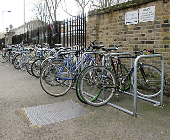 Sheffield Toast Rack - freestanding cycle parking