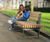 RailRoad InLine Delta - modular linear timber and steel outdoor seating 0