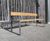 Ribbon - recycled steel and iroko timber outdoor seats and benches 4