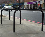 Sheffield Cycle Stand - steel outdoor bike rack - on this page