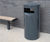 Zenith® - contemporary stainless steel litter bin 9