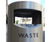 Zenith® - contemporary stainless steel litter bin 4